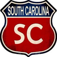 South Carolina Metal Novelty Highway Shield