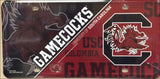 South Carolina Gamecocks Deluxe Helmet Logo Novelty Metal License Plate