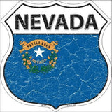 Nevada State Flag Highway Shield Metal Sign