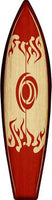 Surfboard design Metal Novelty Surf Board Sign