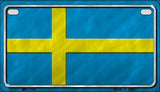 Sweden Metal Novelty Motorcycle License Plate