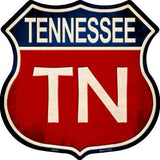 Tennessee Metal Novelty Highway Shield