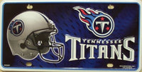 Tennessee Titans Helmet Logo Novelty Metal License Plate