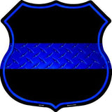 Thin Blue Line Metal Novelty Highway Shield