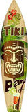 Tiki Bar Metal Novelty Surf Board Sign