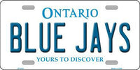 Toronto Blue Jays Toronto Canada State Background Metal Novelty License Plate