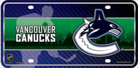 Vancouver Canucks NHL Jersey Logo Metal Novelty License Plate
