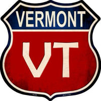 Vermont Metal Novelty Highway Shield