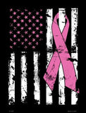 Vintage American Pink Ribbon Metal Novelty Parking Sign