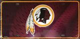 Washington Redskins Helmet Logo Novelty Metal License Plate