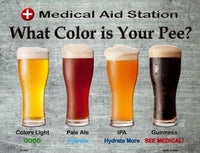 What Color Is Your Pee Metal Novelty Parking Sign